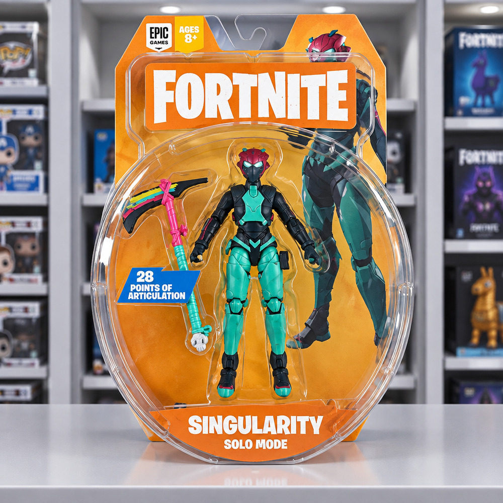 NIB Jazwares Fortnite Solo Mode SINGULARITY 4 Inch Action Figure